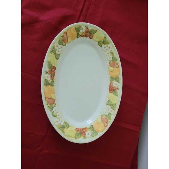 Vintage Metlox Vernon ware Poppy Trail Small Platter - Picture 1 of 5